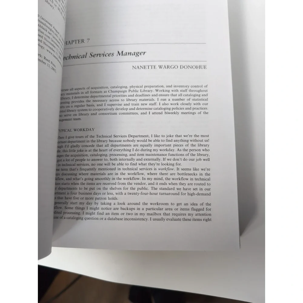 Day‎ in the Life : Career Options in Library and Information Science by...